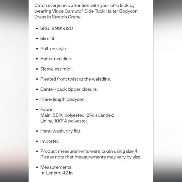 Vince Camuto Stretch Crepe Halter Ruched Dress in Plum - Picture 13 of 16